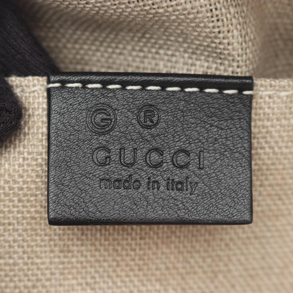 Gucci guccissima Handbag Leather Black - Picture 4 of 7